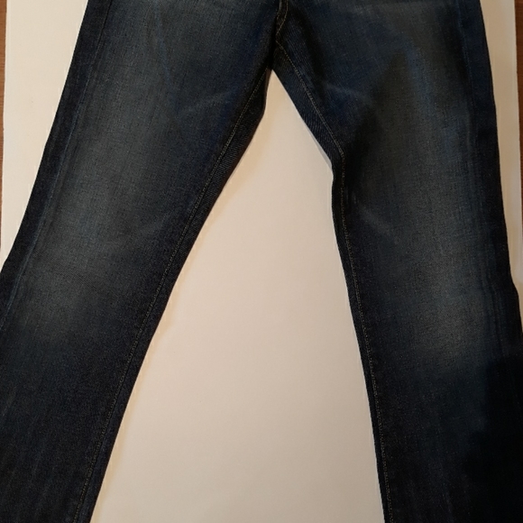 Paperdenim&cloth distressed bootcut blue jeans - Picture 4 of 4